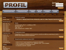 Tablet Screenshot of profilbb.sk